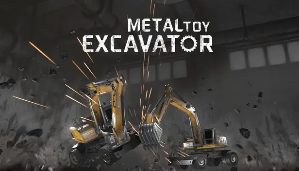 Metal Toy Excavator