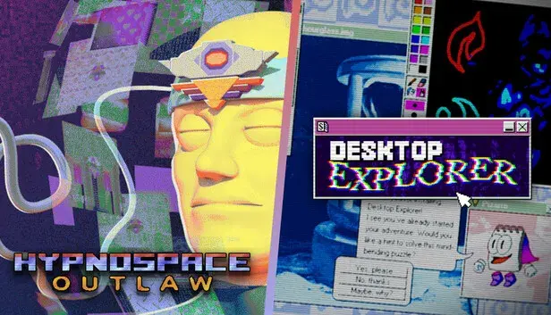 Desktop Explorer + Hypnospace Outlaw