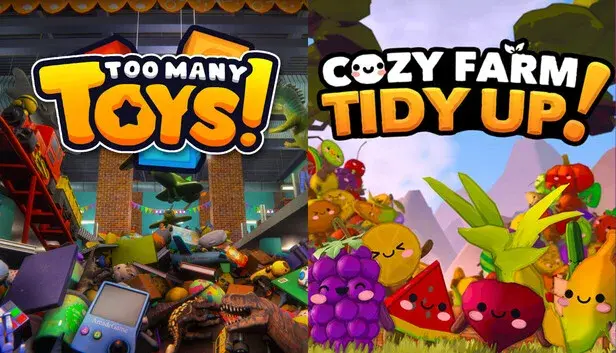 Too Many Toys! x Cozy Farm: Tidy Up!