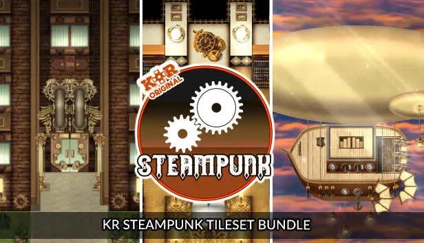 RPG Maker MZ - KR Steampunk Exterior Tileset