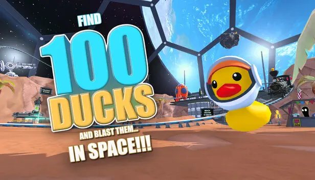 Find 100 Ducks and Blast Them...IN SPACE!!!