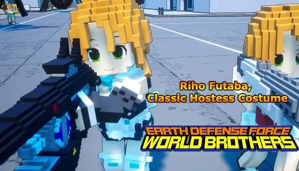 EARTH DEFENSE FORCE: WORLD BROTHERS - Additional Character: Riho Futaba, Classic Hostess Costume