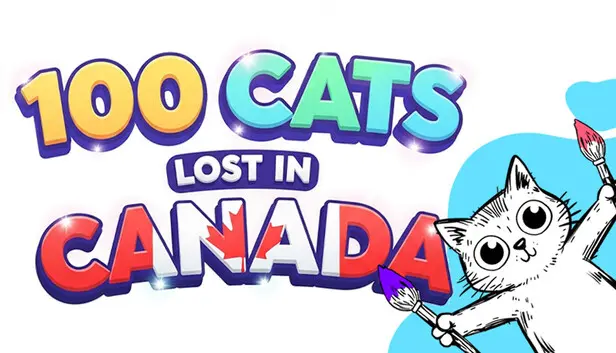 100 Cats Lost In Canada Find & Color