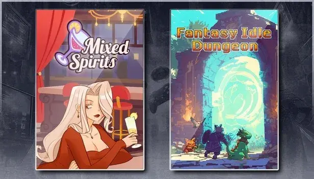 Mixed Spirits: Bartender & Fantasy Idle Dungeon