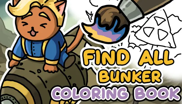 FIND ALL: Bunker - Coloring Book