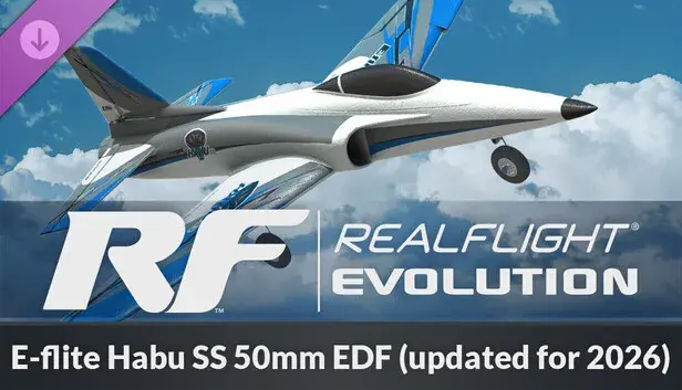 RealFlight Evolution - E-flite Habu SS 50mm EDF (updated for 2026)