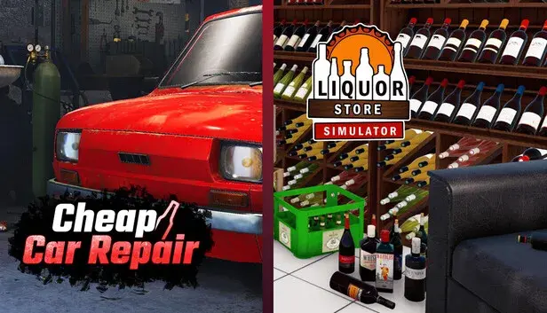 Cheap Car Repair x Liquor Store Simulator