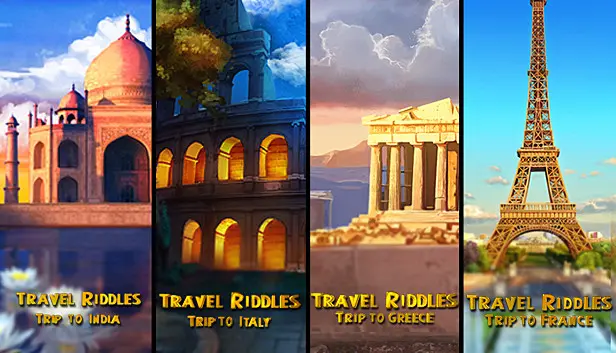 Travel Riddles 4-in-1 Bundle