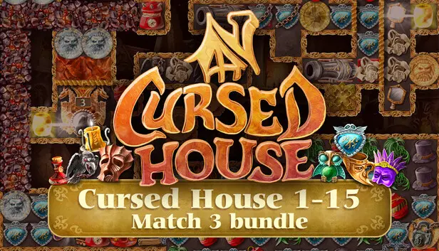 Cursed House 1-15 all games Match 3 bundle