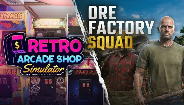 Retro Arcade Shop Simulator x Ore Factory Squad