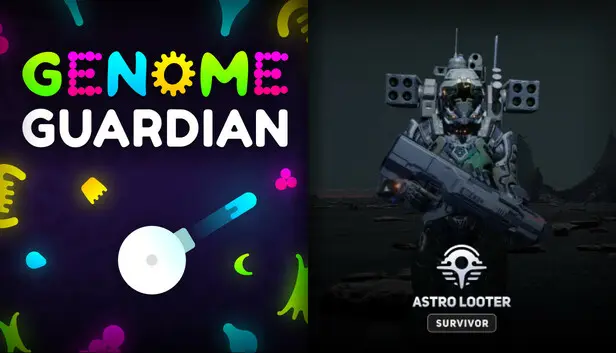 Tower Defense meets Action Roguelike Shooter: π¬ Genome Guardian Γ Astro Looter: Survivor π¦