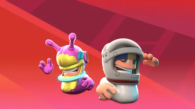 Worms Rumble - Spaceworm and Alien Double Pack - PS4 & PS5