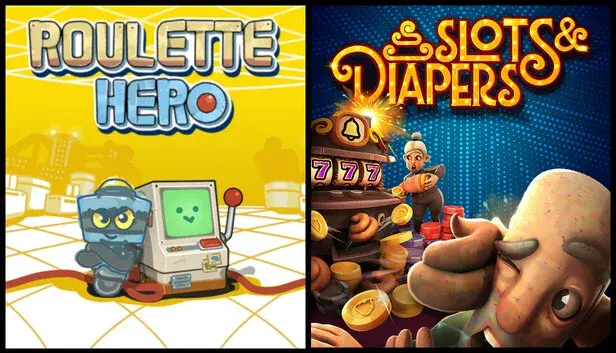 Slots & Diapers + Roulette Hero