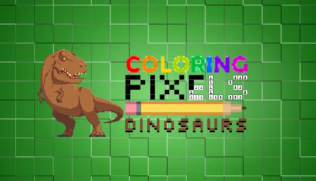 Coloring Pixels - Dinosaurs Pack