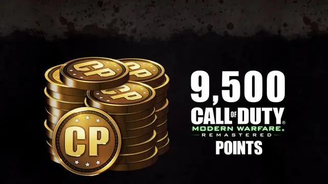 9,500 Call of Duty: Modern Warfare Remastered Points (PS4)