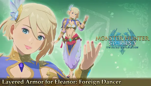 Monster Hunter Stories 3: Twisted Reflection - Layered Armor for Eleanor: Foreign Dancer