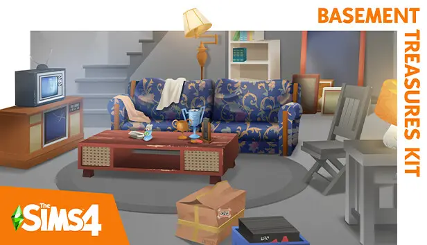 The Sims 4 Basement Treasures Kit