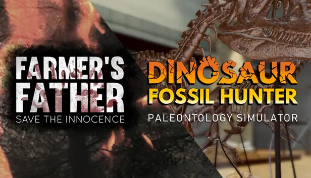 Dinosaur Fossil and Farmer's Father