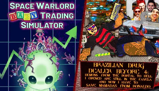 Space Warlord Baby Trading Simulator x BRAZILIAN DRUG DEALER BEFORE 4: DEMONS FROM THE PORTAL TO HELL I OPENED ARE STILL IN THE FAVELA AND NOW I HAVE TO SAVE MAMADAS FROM RONALDO