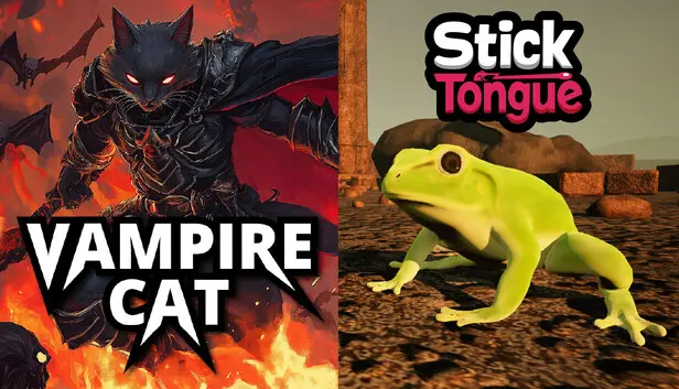 Vampire Cat X Stick Tongue