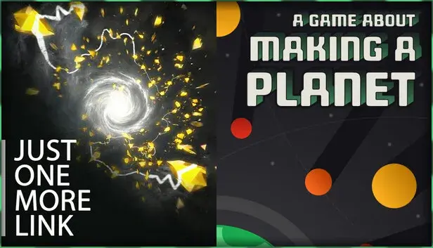 Just One More Link × A Game About Making A Planet