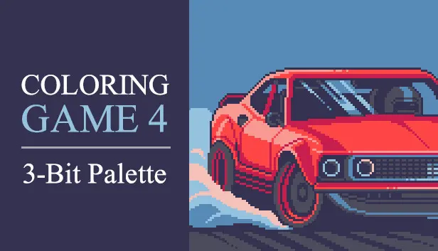 Coloring Game 4 – 3-Bit Palette
