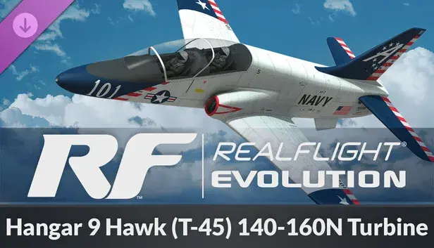 RealFlight Evolution - Hangar 9 Hawk (T-45) 140-160N Turbine