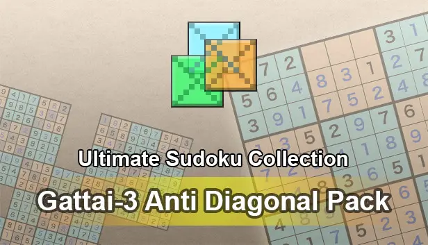 Ultimate Sudoku Collection - Gattai-3 Anti Diagonal Pack