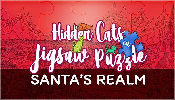 Hidden Cats in Jigsaw Puzzle - Santa's Realm