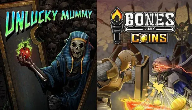 Unlucky Mummy + Bones and Coins