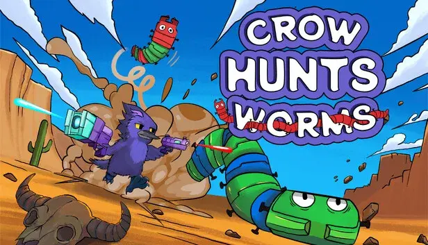 Crow Hunts Worms