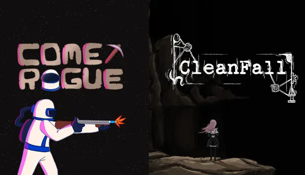 CleanFall + Comet Rogue - mining roguelikes