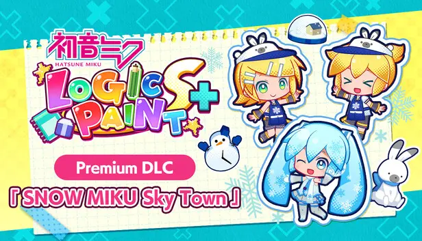Hatsune Miku Logic Paint S+ SNOW MIKU Sky Town
