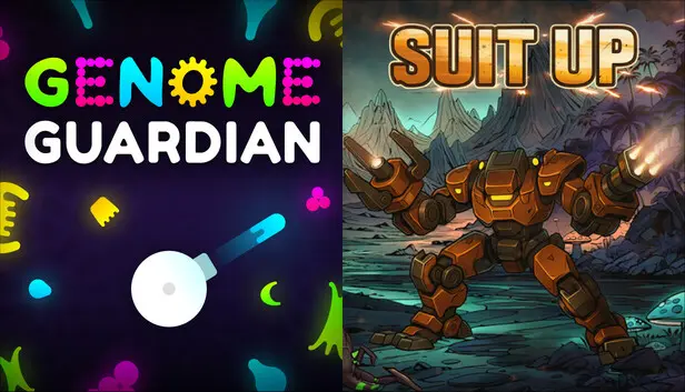 𧬠Genome Guardian Γ Suit Up π€: Roguelite Shooters