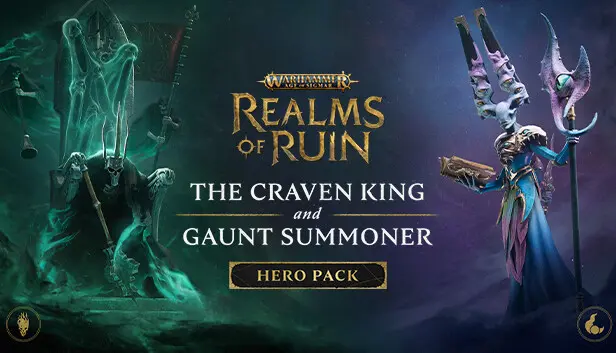 Warhammer Age of Sigmar: Realms of Ruin - The Craven King and Gaunt Summoner Hero Pack