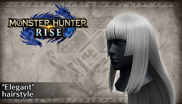 Monster Hunter Rise - "Elegant" hairstyle