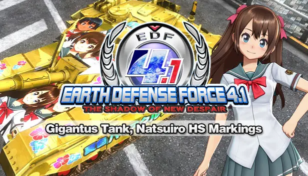 EARTH DEFENSE FORCE 4.1 - Air Raider Weapons: Gigantus Tank, Natsuiro HS Markings