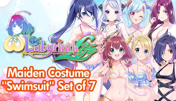 Omega Labyrinth Life - Maiden Costume "Swimsuit" Set of 7