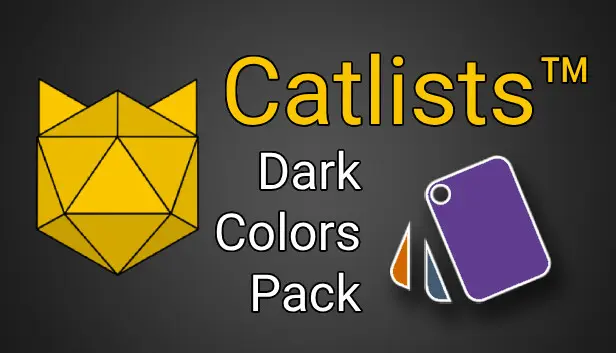 Catlists - Dark Accent Colors Pack
