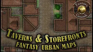 Fantasy Grounds - Paths to Adventure: Taverns and Storefronts (Map Pack)