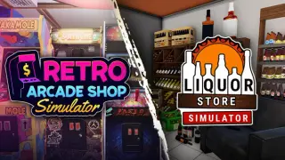 Retro Arcade Shop Simulator x Liquor Store Simulator