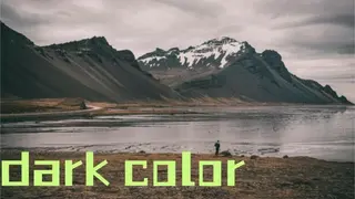 dark color