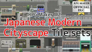 RPG Maker MZ - Japanese Modern Cityscape Tileset