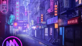 AAA Dynamic Scenes - Cyber Chinatown Alley Dynamic Scene - PS4 & PS5
