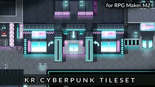 RPG Maker MZ - KR Cyberpunk Tileset