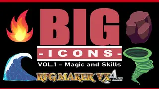 RPG Maker VX Ace - Big Icons Vol 1 - Magic and Skills