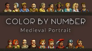 Color by Number - Medieval Portrait