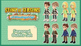 STORY OF SEASONS: A Wonderful Life - Seasonal Outfits Set