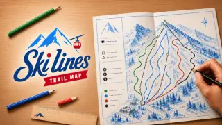 Ski Lines: Trail Map