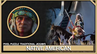 Pixel Puzzles Traditional Jigsaws Pack: Native American